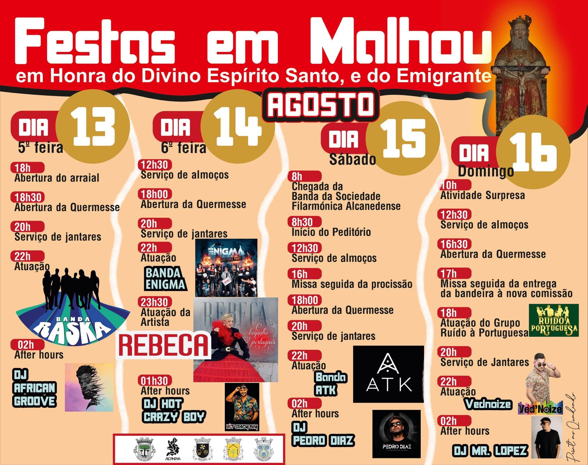 Cartaz Festa do Malhou 2026